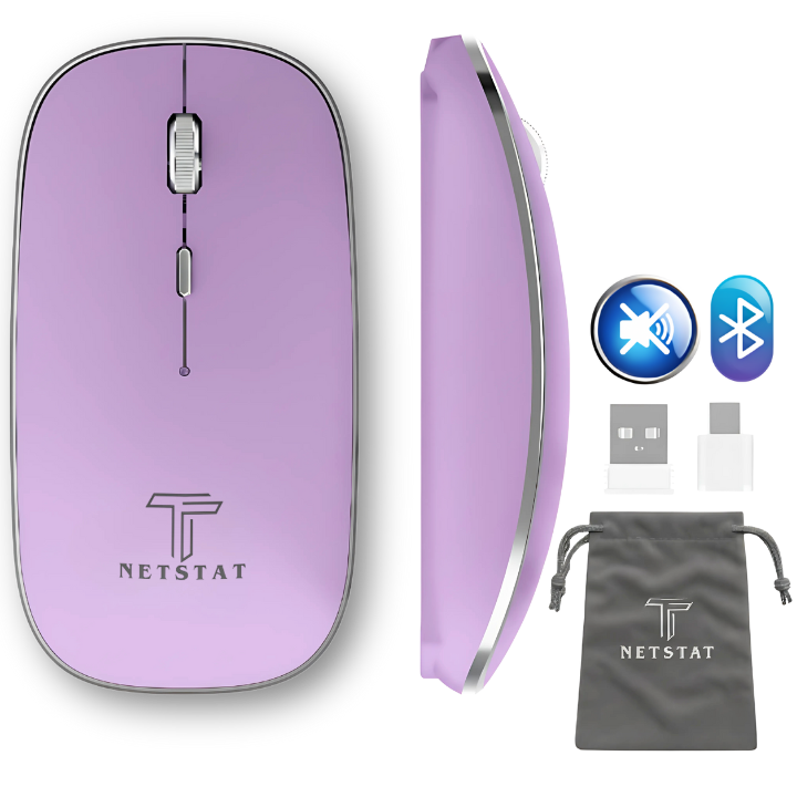 NETSTAT® Wireless Mouse, Silent Click