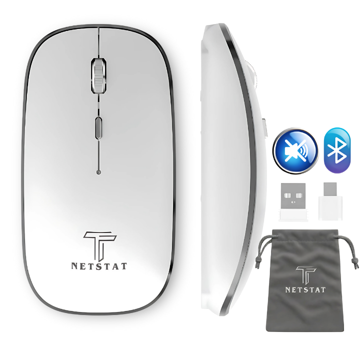 NETSTAT® Wireless Mouse, Silent Click
